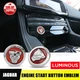 For Jaguar XJ XE XF F-Pace Engine Start Stop Button Emblem Sticker Growler Badge