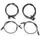 4Pcs ABS Wheel Speed Sensors For Mercedes-Benz CLK350 CLS500 CLS55 2115403017