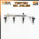 03-19 MASERATI GRANTURISMO LEFT DRIVER SIDE FUEL INJECTOR RAIL LINE INJECTORS OE