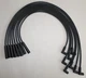 CHEVY 396-427-454-502 HEI BLACK 8mm Straight Boot Spiral SPARK PLUG WIRES USA