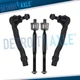 Front Inner and outer Tie Rod End Links for 2014 2015 2016 2017 Mazda 3 Sport 6