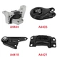 4pcs Engine Motor Mount For Mazda 5 Mazda 3 L4 2.5L 2012-15 9894 9222 9632 9540