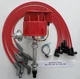 BIG BLOCK CHEVY RED Super Cap HEI Distributor & SPARK PLUG WIRES 45 DEGREE BOOTS