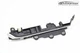 2016-2019 BMW 750I XDRIVE G12 FRONT LEFT LOWER WIRE WIRING GUIDE BRACKET OEM