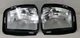 PAIR 2013-2018 DODGE RAM 1500 LH RH DRIVER PASSENGER HALOGEN FOG LIGHT HOUSINGS