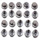 20x for Land Rover for Range Rover Base Sport Utility Wheel Nut Set RRD500290