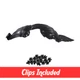 Driver Side Fender Liner w/ Clips For 2014-2017 Mazda 6 GHP956140G MA1248143