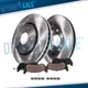 Front Brake Rotors + Ceramic Pads for 2006 2007 2008 2009 2010-2013 Grand Vitara