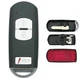 Replacement Key Fob Shell Case Fits for Mazda 3 CX-3 CX-5 WAZSKE13D01 3 button