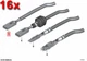 Genuine BMW Electrical Socket Connector Terminal SLK 2.8 with wire 16x pcs