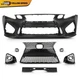 Front Bumper Set Fit For 2006-2011 Lexus GS GS300 GS350 to 16+ GS F Style Black