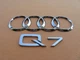 07 08 09 10 11 12 13 14 15 AUDI Q7 REAR GATE LID EMBLEM LOGO BADGE SIGN A45499
