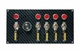 Moroso for Toggle Switch Panel - Dash Mount - 4in x 7.75in - Grey/Black Fiber