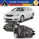 Fog Lights For 2006-2011 Lexus GS 300 350 430 450H 460 Driving Lamps Clear Lens