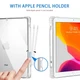 Clear Case with Pencil Holder for iPad 7th 8th 9th Gen 10.2" Mini 1/2/3/4/5/6/7