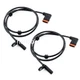 2 Rear ABS Wheel Speed Sensor Left/Right For Mercedes W204 C250 300 350 63 08-15