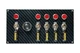 MOROSO Fiber Design Switch Panel with 5 Toggles and Indicator Lights