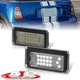 2PC White 18-SMD LED License Plate Lights Lamps Pair For Mini Cooper R50 R52 R53
