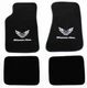 NEW! Carpet Floor Mats 1982-02 PONTIAC FIREBIRD Trans AM Embroidered Logo Silver
