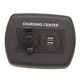  15095 12V/USB Charging Center - Black