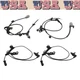 4PCS Front ABS Speed Sensors Driver & Passenger SideFor Toyota 2009-2013 Corolla