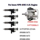 Fuel Injectors 095000-5471 & Injection Pump 294000-0266 For Isuzu 4HK1 Engine