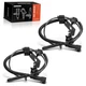  ABS Wheel Speed Sensor Compatible with Cadillac Models - CTS 2010 Pack of 2