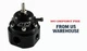 AEM Adjustable Fuel Pressure Regulator, Model 25-302bk - Ship from US