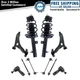 Front Control Arm Ball Joint Tie Rod Sway Link Loaded Strut Suspension Kit