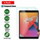 4 Pack Tempered Glass Screen Protector for iPad 6th 5th 2018 Air 2 Pro 9.7" 10.5