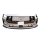 for 2024- 2026 Ford Mustang GT front bumper cover grille spoiler set Silver