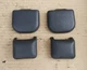 97-01 Honda CRV Driver Passenger FRONT Seat Bolt Cover Type Y DARK GREY OEM 4pcs