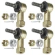 Two Sets Of Tie Rod End Kit for Honda TRX400EX Sportrax 01 02 03 04 05 06 07 08