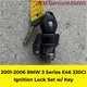 2001-2006 BMW 3 Series E46 330CI OEM Ignition Lock Set w/ Key  1094686