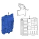 Fiat 68184343AD Fuse Box