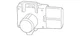 Genuine Lexus Parking Aid Sensor 89341-33210-B6