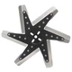 Derale Engine Cooling Fan 19115; Flex Fan 15.25 in. 6 Blade Mechanical Black