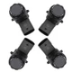 4PCS PDC Black Parking Sensor Fit For BMW 66209826989 66207927978 66209826953