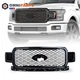 JL3Z8200SF Shadow Black Front Upper Grille Assembly Fit 2018-2020 Ford F-150 New