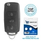 Flip Remote Key Fob Fit For FCC ID:NBG735868T 2002-2005 VW BEETLE PASSAT JETTA