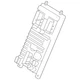 Genuine Land-Rover Fuse Box LR070837