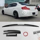 For Infiniti G35 G37 Sedan Rear Trunk Spoiler Wing Lip Carbon Fiber Pattern