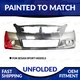 NEW Painted Unfolded Front Bumper For 2010-2013 Infiniti G37 Sedan Sport