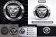 JAGUAR SILVER GROWLER GRILLE EMBLEM BADGE 86MM FRONT LOGO XF XJ F-TYPE F-PACE