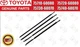 Toyota OEM MOULDING ASSY, FRONT & REAR RH & LH SET For Land Cruiser LX450d LX570