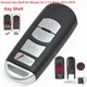SKE13D-01 4 Button Remote Key Fob Shell Case Replacement for Mazda 3 6 2014-2018