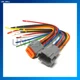Deutsch DT 8-Pin Pigtail Kit, 14AWG Pure Copper GPT Wire, Made in USA