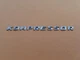 97 98 99 00 01 02 03 04 MERCEDES SLK230 KOMPRESSOR EMBLEM LOGO BADGE SIGN A47947