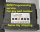BCM Programming for Chevrolet, GMC, Buick, and Cadillac (Mail in Service)