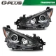 Fit For 2014-16 Mazda 3 Driver & Passenger Side Pair Headlight Assembly
